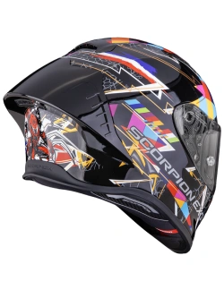 Kask integralny Scorpion EXO-R1 EVO II Air Pouls czarno-żółto-czerwony