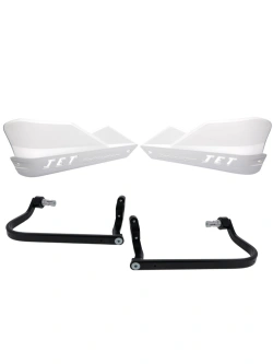 Osłony dłoni Barkbusters JET, białe + zestaw montażowy BMW, Honda, KTM, Suzuki (wybrane modele)
