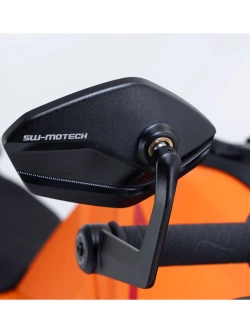 Lusterka motocyklowe Sw-Motech Sport na koniec kierownicy KTM 1290 Superduke R (19-)/ Evo (21-), 1390 Superduke R/ Evo (23-) czarne