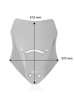 Szyba motocyklowa WRS Touring Ducati Multistrada V2/ S (25-) przyciemniana