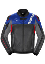 Kurtka motocyklowa skórzana Spidi DP-Progressive czarno-czerwono-niebieska