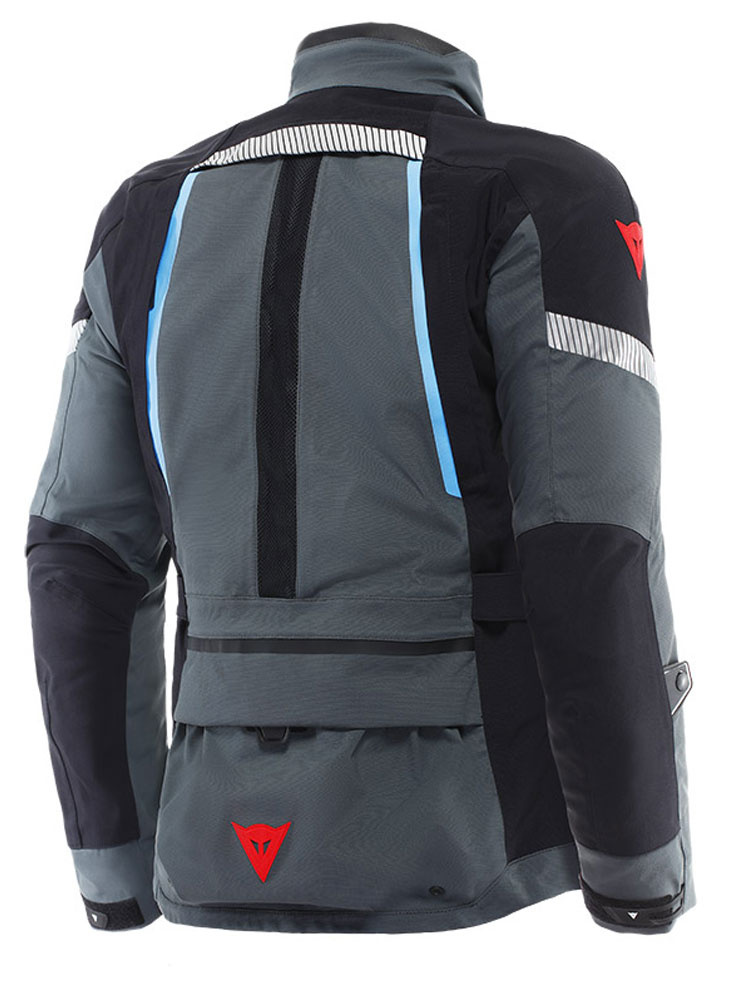 Kurtka motocyklowa tekstylna Dainese Mangen Absoluteshell Pro szaro-czarna