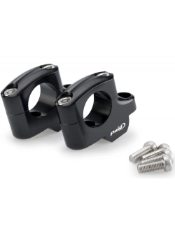 Podwyższenie kierownicy PUIG BMW R1200GS/ R1250GS [25 mm z przesunięciem] czarne