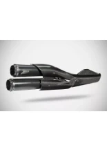 Pełny układ wydechowy Zard System 2:2 Slip-On Top Gun E5 Harley Davidson Sportster S 1250 (21-25) czarny matowy