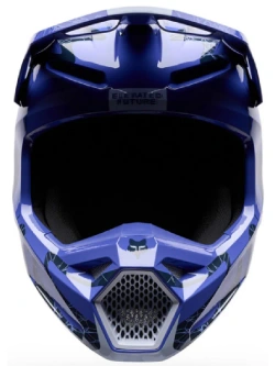 Kask enduro dziecięcy Fox V1 Diffuse czarno-fioletowy