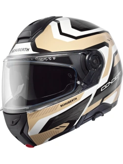 Kask szczękowy Schuberth Concept Kinetic brązowo-biało-szary