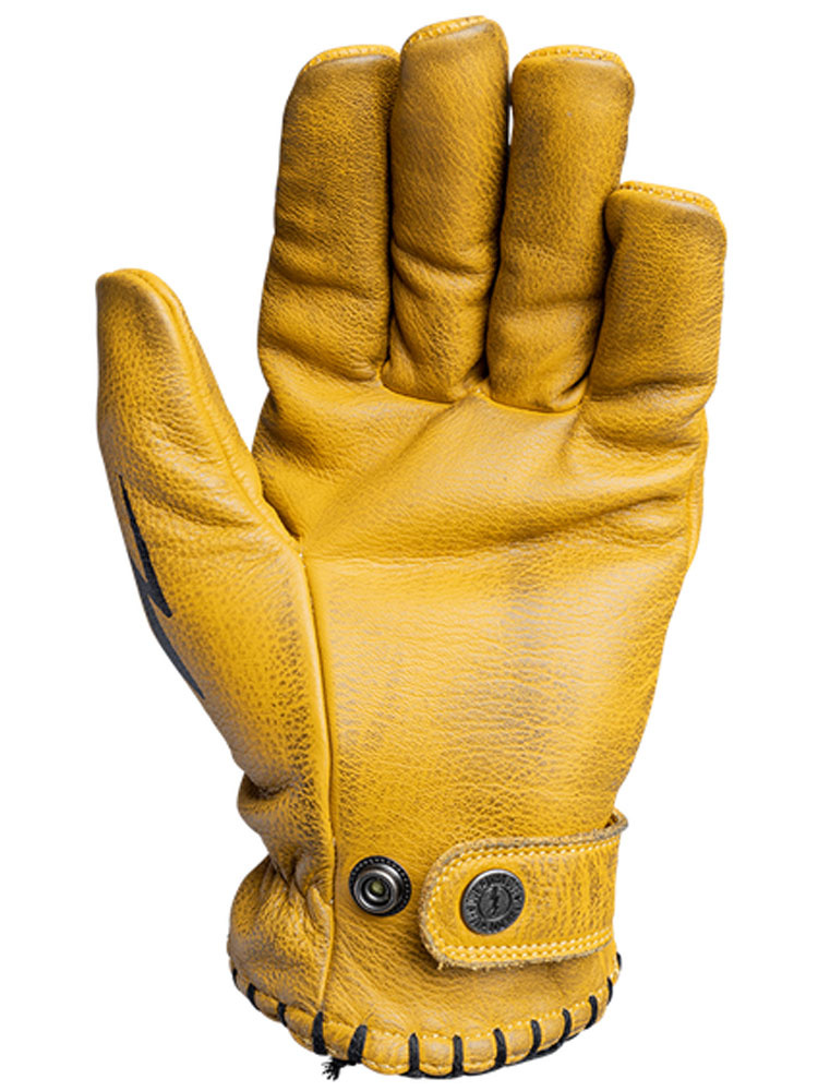 Rękawice motocyklowe John Doe Coyote żółto-czarne