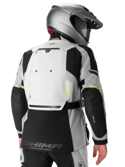 Kurtka motocyklowa tekstylna Shima Hero 3.0 G2 szaro-fluo żółta