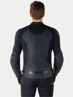 Kurtka motocyklowa skórzana Alpinestars Faster V3 czarna