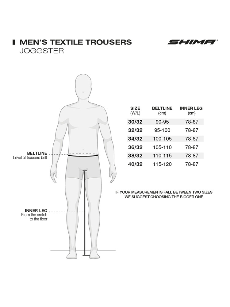 Spodnie motocyklowe tekstylne Shima Joggster khaki