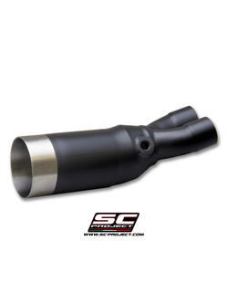 Rura łącząca bez katalizatora do kolektorów SC-Project - Yamaha T-MAX 530 / SX / DX / SX Sport Edition [17-19]