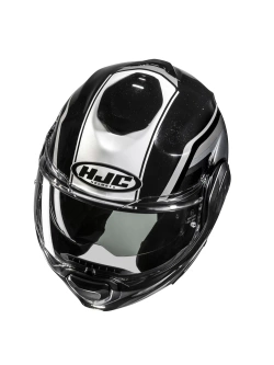 Kask szczękowy HJC F100 Reff czarno-biały