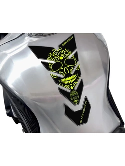 Tankpad Uniwersalny Onedesign Black Edition Yellow Skull