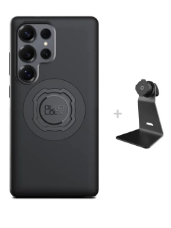 Zestaw na biurko: etui MAG na telefon Samsung Galaxy S25 Ultra (magnetyczne) + uchwyt Quad Lock