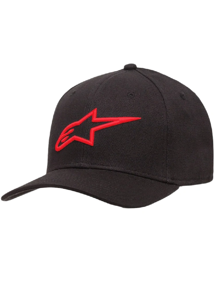 Czapka z daszkiem Alpinestars Ageless Curve czarno-czerwona