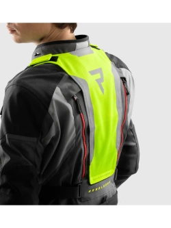 Kurtka motocyklowa tekstylna Rebelhorn Hardy 3.0 czarno-szaro-czerwona