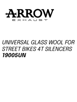 Arrow uniwersalna wełna szklana do tłumików miejskich 4T