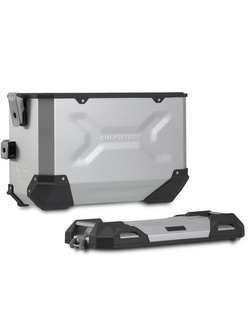 Zestaw: kufry boczne TRAX ADV + stelaże PRO Sw-Motech BMW S 1000 XR (19-) (pojemność: 2 x 45 L) srebrne