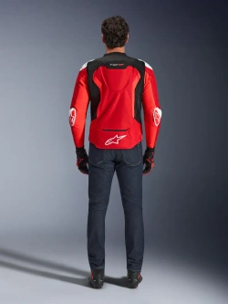 Kurtka motocyklowa tekstylna Alpinestars T-GP Air czerwono-czarna