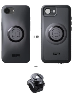 Zestaw: etui na telefon iPhone 16e + uchwyt na rzep SPC+ SP Connect