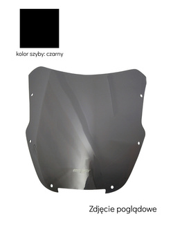 Szyba motocyklowa MRA Oryginalny kształt "O" Suzuki GS 500 E (96-) czarna