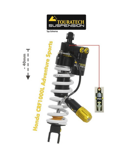 Amortyzator obniżający zawieszenie o 40 mm  Extreme Touratech do Honda CRF1000L Adventure Sports (18-)