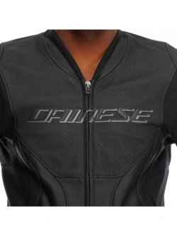 Kurtka motocyklowa skórzana Dainese Racing 5 [wersja perforowana] czarna