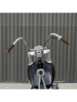 Manetki motocyklowe Biltwell Kung Fu TPV do kierownic o średnicy 25.4 [mm] brązowe