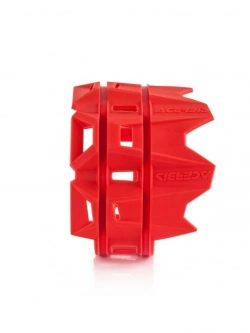 Osłona wydechu/ tłumika Acerbis [obwód: 200/ 400 mm] czerwona