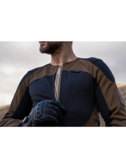 Koszula z ochraniaczami Knox Urbane Pro Move czarno-brązowa