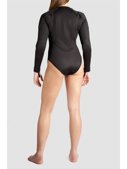 Body damskie z ochraniaczami Pando Moto Shell WW 02 czarne