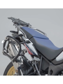 Zestaw: kufry boczne DUSC M i L + stelaże PRO SW-Motech Honda CRF1000L Africa Twin/ Adventure Sports (18-22) [poj.: 33l + 41l]