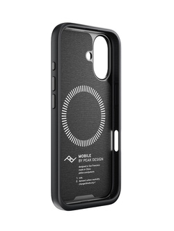 Etui Peak Design Mobile Everyday Fabric do smartfona iPhone 16 grafitowe