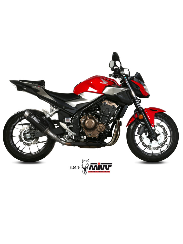 Tłumik motocyklowy Slip-On (GP Pro) MIVV do Honda CB 500 F (19-) carbon