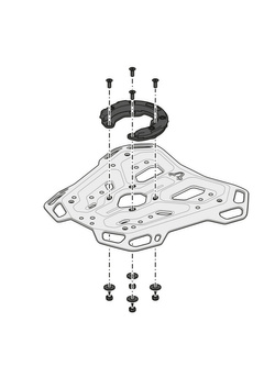 Stelaż centralny Adventure-Rack SW-MOTECH Honda XL750 Transalp (22-)/ E-Clutch (25-)