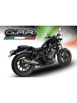Tłumik G.P.R Powercone Evo [Slip-On, Stainless Steel] - Honda CMX 500 Rebel [18-20] e4
