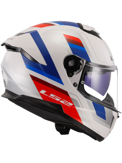 Kask integralny LS2 FF808 Stream II Vintage biało-niebiesko-czerwony