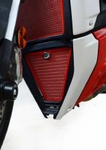 Osłona chłodnicy R&G Racing Ducati Streetfighter V4/ S (20-)/ Panigale V4 / S (18-24)/ R (19-)/ Speciale (18-) czerwona