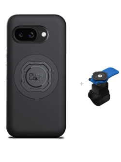 Zestaw: etui MAG na telefon Google Pixel 9A (magnetyczne) + uchwyt Quad Lock montowany za pomocą paska z szybkozłączką