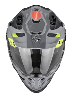 Kask adventure Scorpion ADF-9000 Air Summit srebrno-żółty