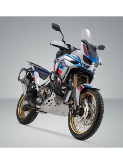Zestaw: kufry boczne DUSC M i L + kufer centralny DUSC L + stelaże PRO + stelaż Adventure-Rack SW-Motech Honda CRF1100L Africa Twin (19-)/ ES (23-)/ CRF1100L Africa Twin Adventure Sports (19-)/ ES (23-) [poj.: 1 x 33l + 2 x 41l]