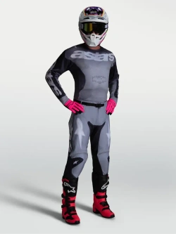 Bluza cross Alpinestars MX Racer Amber szara