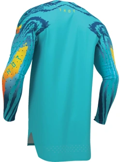 Bluza enduro Thor Sportmode Damascus niebiesko-pomarańcowa