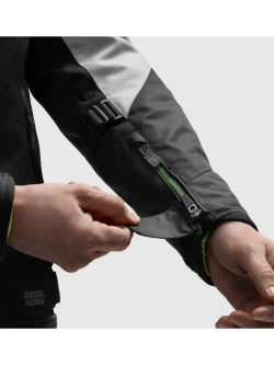 Kurtka motocyklowa tekstylna Rebelhorn Swift czarno-szara-fluo
