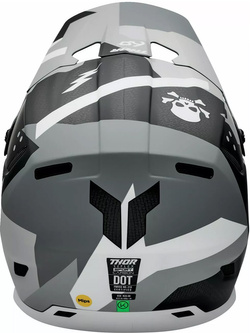Kask enduro Thor Reflex Sport Carbon Brave szaro-biały