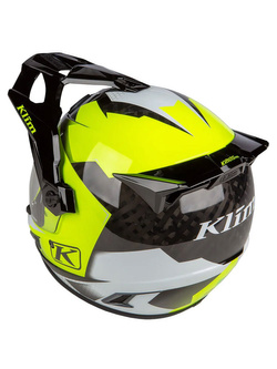 Kask integralny Klim Krios PRO Karbon czarno-fluo żółty