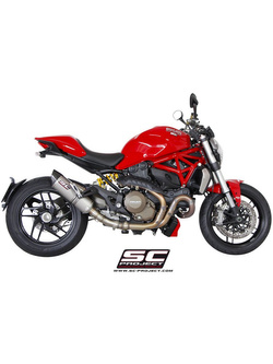 Tłumik SC-Project Oval Carbon / Titanium (Slip on) - Ducati Monster 1200 / S [14-16]