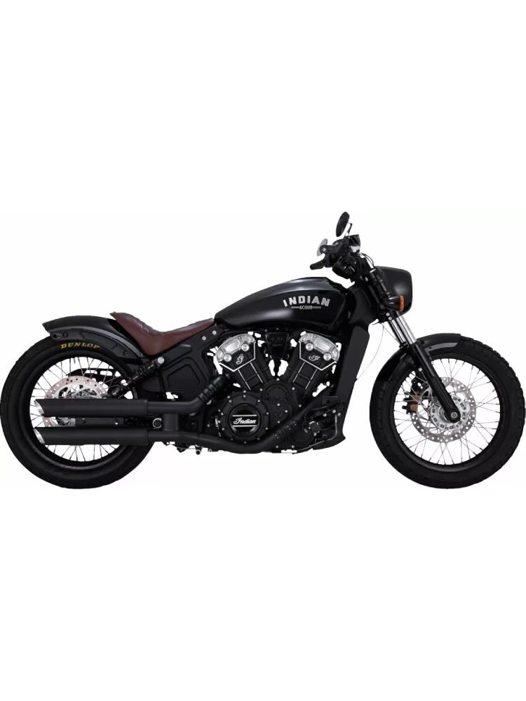 Tłumiki motocyklowe Vance & Hines 3" Twin Slash Indian Scout (wybrane modele) czarne matowe