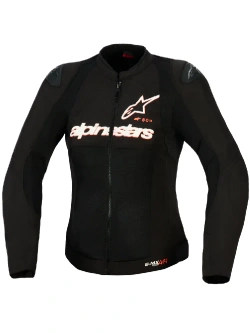 Kurtka motocyklowa damska tekstylna Alpinestars Stella SMX Air czarno-biało-czerwona