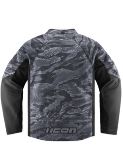 Kurtka motocyklowa tekstylna Icon Hooligan CE Tiger's Blood szara